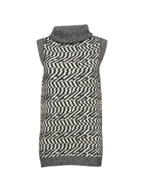 Stella McCartney Pre-Owned turtleneck vest Black 1308570
