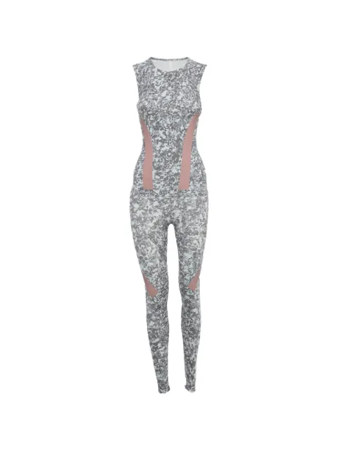Stella McCartney Pre-Owned x Adidas crew-neck tank top and leggings set Grey 1270051