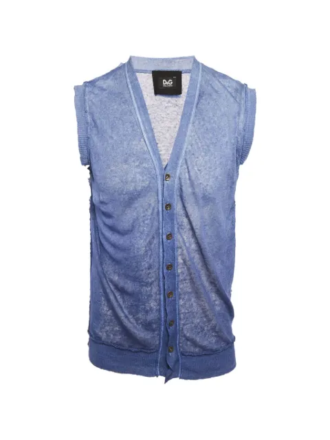 D&G ombré-effect sweater vest Blue 1275516