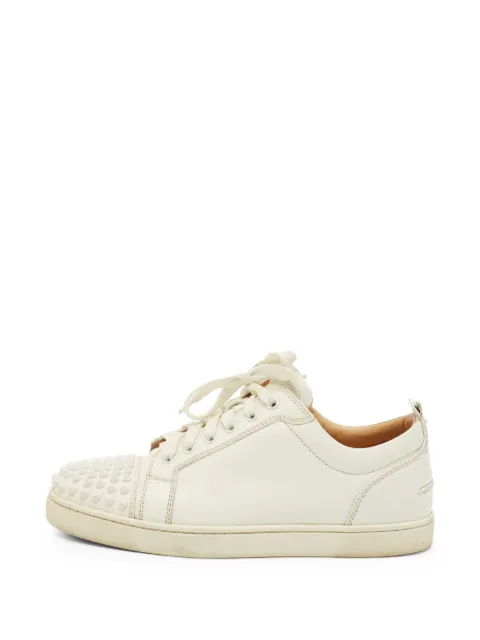 Christian Louboutin Pre-Owned Lou Spikes sneakers White 1281528