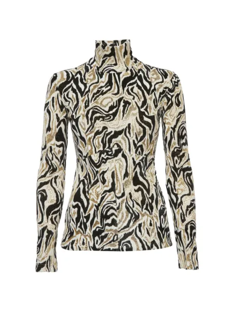 Paco Rabanne Pre-Owned Lurex velvet top Neutrals 1295507