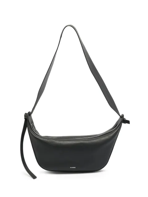 Jil Sander Pre-Owned small Knot leather shoulder bag Black 1291356