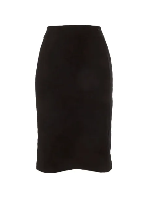 Giorgio Armani Pre-Owned pencil mini skirt Black 1315823
