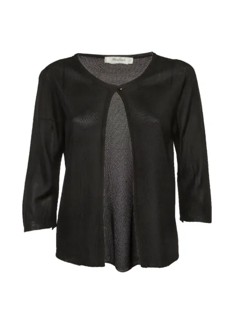 Max Mara fine-knit cardigan Black 1295108