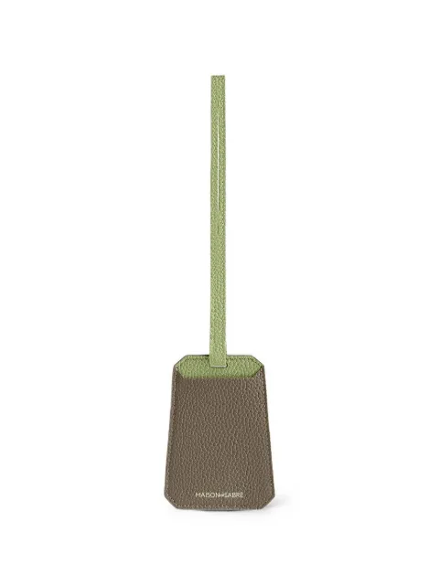 MAISON de SABRÉ leather luggage tag Green LUTA