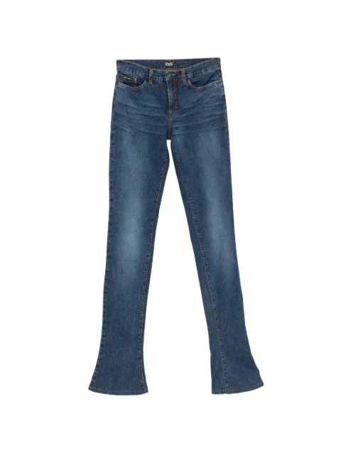 Dolce & Gabbana Pre-Owned 2000s mid-rise bootcut jeans Blue DG250BUG
