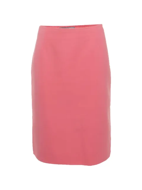 Prada Pre-Owned high-waisted pencil skirt Pink 1316333