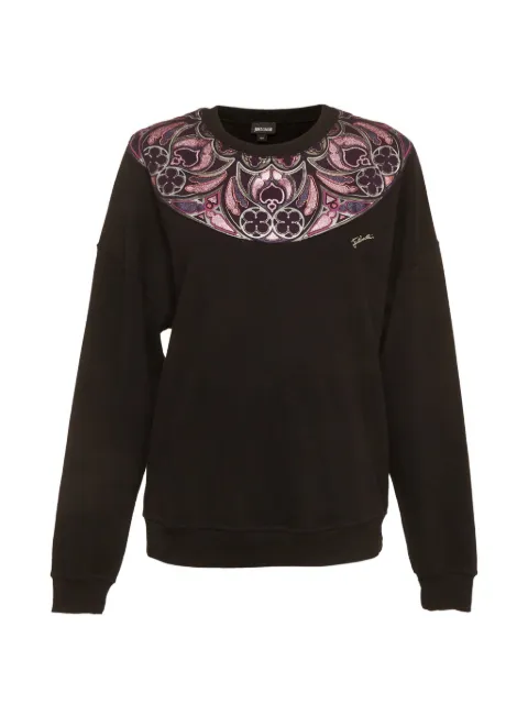 Just Cavalli Vintage printed panelled sweatshirt Black 1303193