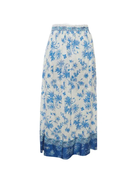 SANDRO floral-print skort Blue 1336541