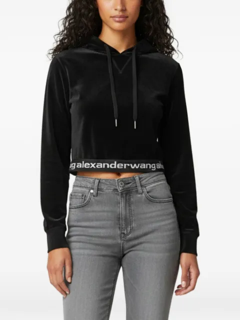 Dolce & Gabbana Pre-Owned logo-waistband hoodie Black 1342879