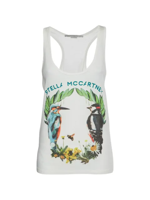 Stella McCartney Pre-Owned printed tank top White 1335843