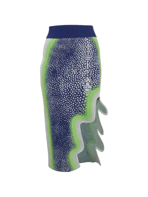 PH5 Holly wavy-edge pencil skirt Blue 1301274