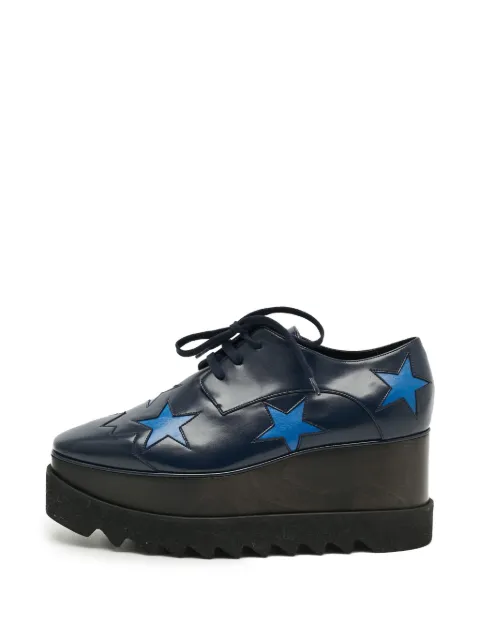 Stella McCartney Pre-Owned Elyse platform derby shoes Blue 1309694