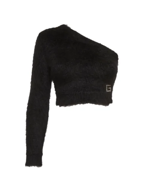 Gucci Pre-Owned crystal-embellishment top Black 1295544