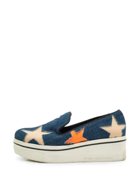 Stella McCartney Pre-Owned star-embellishment sneakers Blue 1301038