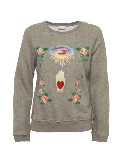 Red Valentino Vintage Graphic-print sweatshirt Grey 1303645