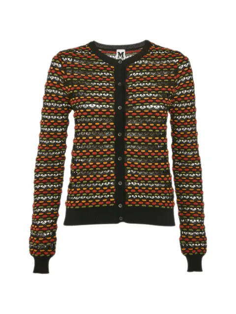 Missoni Pre-Owned button-down knit wool cardigan Black 1217472