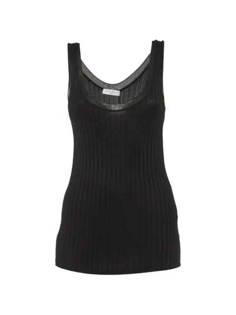 SANDRO ribbed-knit tank top Black 1310471