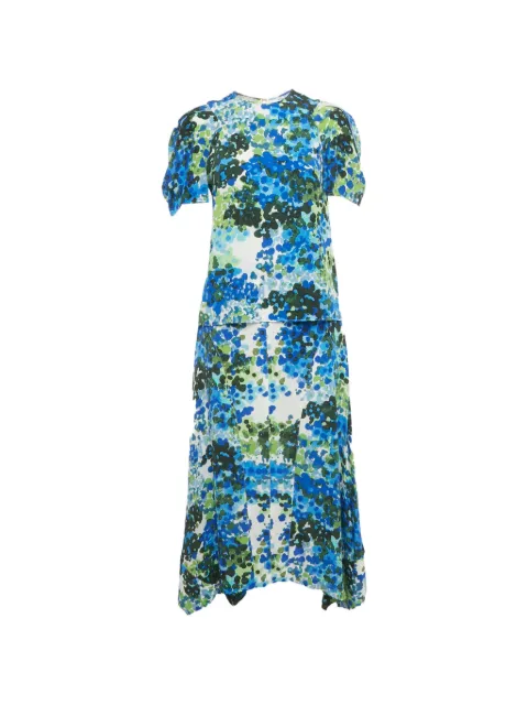 Stella McCartney Pre-Owned Naya floral-print maxi skirt set Blue 1272311