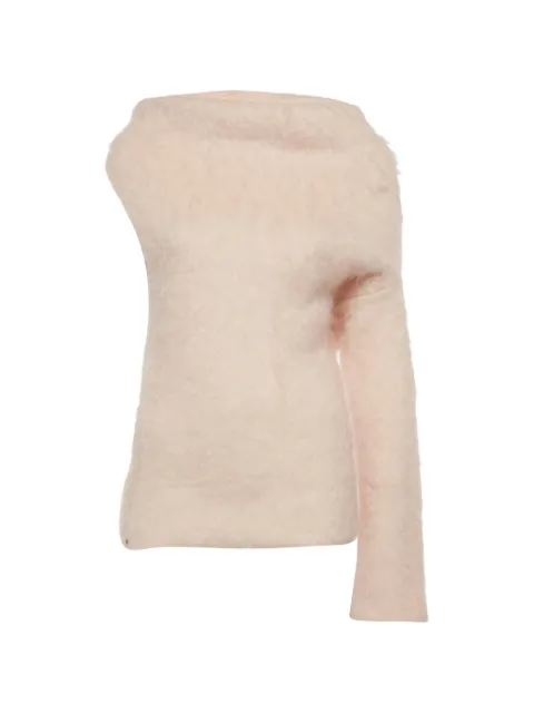 Sportmax asymmetric-sleeve sweater Pink 1314256