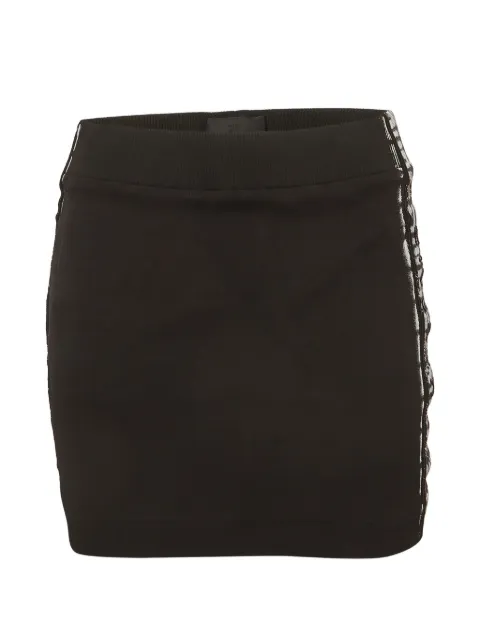 Givenchy Pre-Owned logo-stripe knit mini skirt Black 1350268