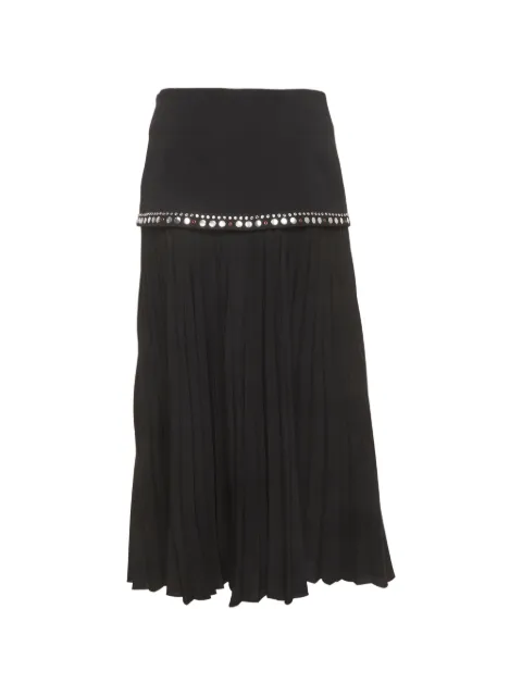 SANDRO black midi skirt Black 1281385