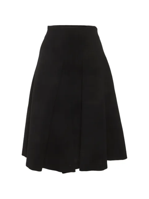 Max Mara pleated flared midi skirt Black 1310492