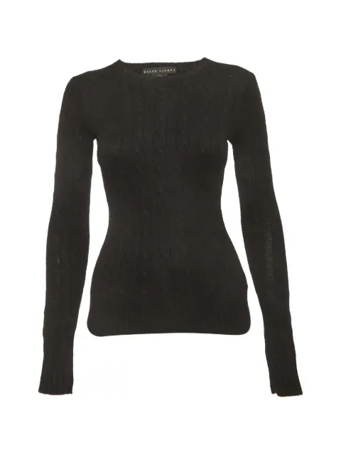 Ralph Lauren Vintage cable-knit sweater Black 1309206