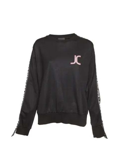 Just Cavalli Vintage logo-patch sweatshirt Black 1303976