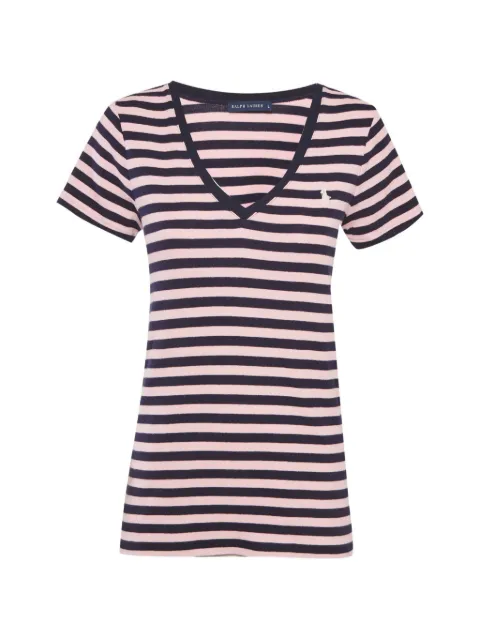 Ralph Lauren Vintage striped V-neck T-shirt Blue 1272864