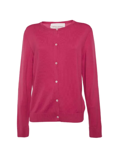 Carolina Herrera Vintage button-front cardigan Pink 1312673