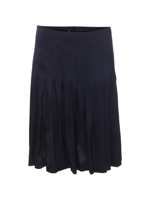 Theory pleated midi skirt Blue 1340509