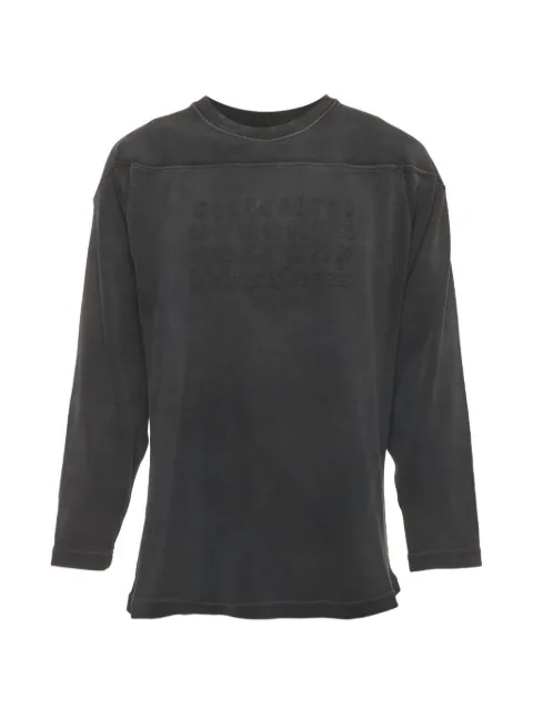 Maison Martin Margiela Pre-Owned logo-print crew-neck sweatshirt Grey 1339194
