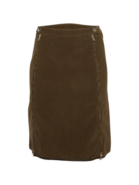 Prada Pre-Owned corduroy pencil skirt Brown 1293004