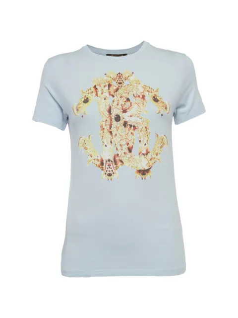 Roberto Cavalli Vintage graphic-print T-shirt Blue 1302249