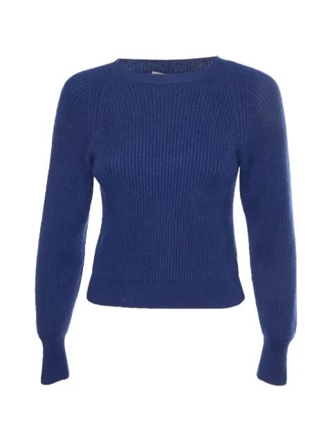 Bottega Veneta Pre-Owned rib knit sweater Blue 1323649