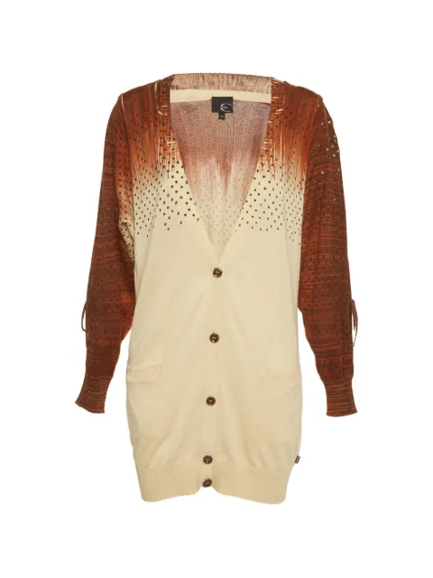 Just Cavalli Vintage printed knit cardigan Neutrals 1300743