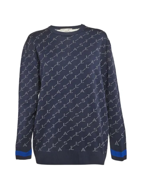 Stella McCartney Pre-Owned crew-neck long-sleeve sweater Blue 1304780