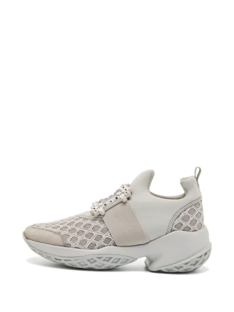 Roger Vivier Vintage Viv Run Strass buckle sneakers Grey 1322827