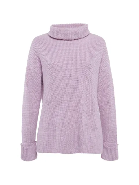 alice + olivia turtleneck knit sweater Purple 1279850