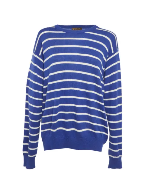 Loro Piana Pre-Owned striped sweater Blue 1306806