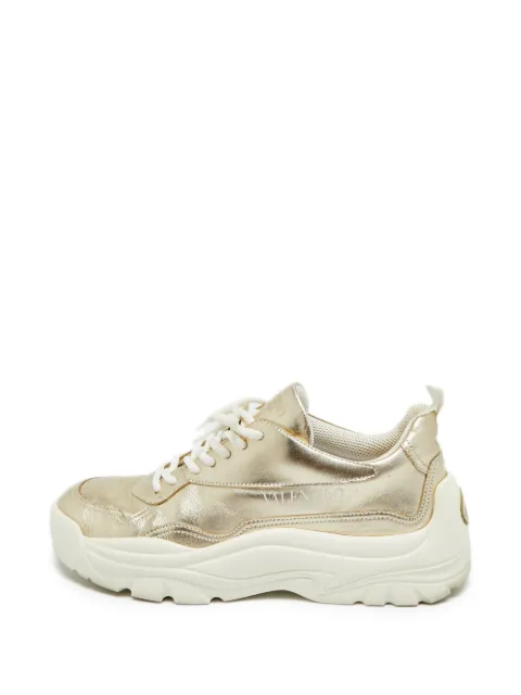 Valentino Garavani Pre-Owned Bounce low-top sneakers Gold 1259869