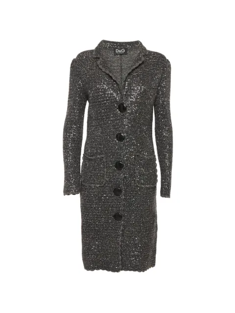 Dolce & Gabbana Pre-Owned sequin-embellished cardigan Grey 1313217