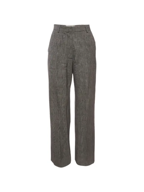 Max Mara Glen plaid-pattern trousers Grey 1318835