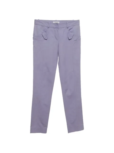 Versace Pre-Owned skinny trousers Purple 1318463