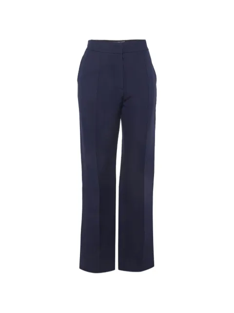 Christian Dior Pre-Owned tailored straight-leg trousers Blue 1313118