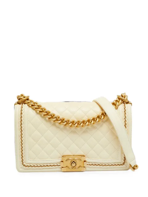 CHANEL Pre-Owned Chain Around Boy shoulder bag Neutrals 1332546
