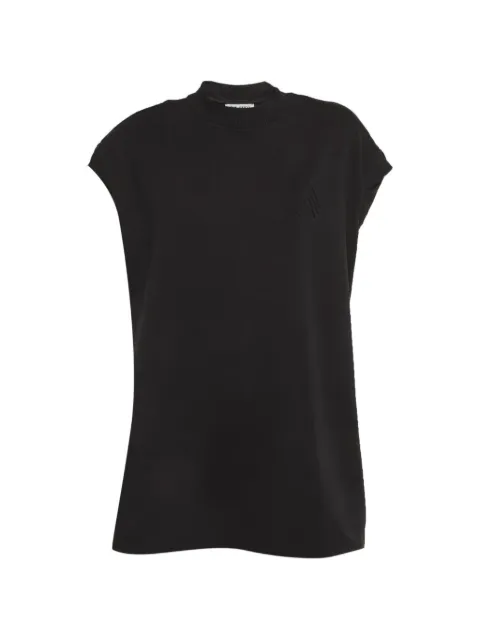 The Attico Laurie cotton T-shirt Black 1288256