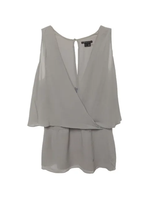 Theory silk sleeveless top Grey 1331901