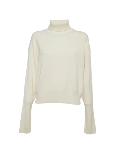 Chloé Pre-Owned ribbed-knit sweater Neutrals 1313419
